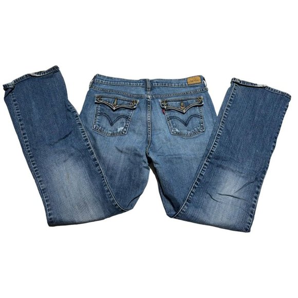 Levi's 515 Bootcut Jeans Size 12 Blue - Picture 2 of 14